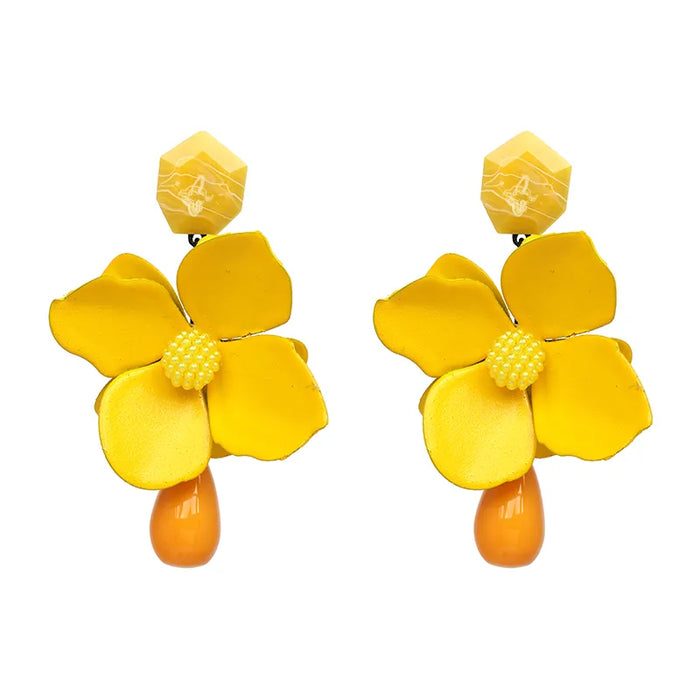 Full Bloom Floral Earrings