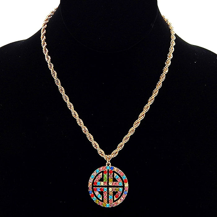 Kaleidoscope Harmony” Necklace & Stud Set