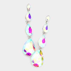 “Drip Cascade Teardrop Earrings”