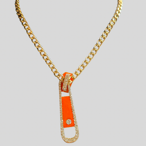 Zip It  Up Necklace”