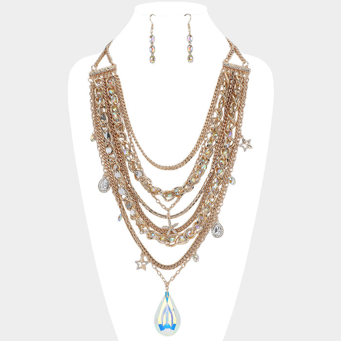  “Queens” Charm Necklace Set 