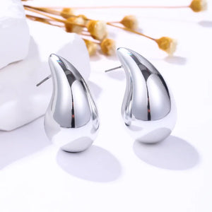 Tear Drop Stud Earrings