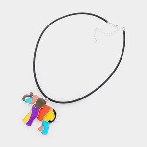 Color Me Lucky Elephant Pendant