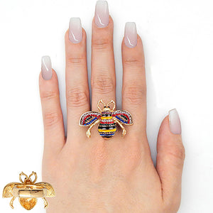 Queen Bee Drip” Necklace and Ring Set