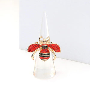 Queen Bee Drip” Necklace and Ring Set