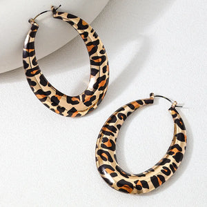 Retro Cheetah Flex Hoops