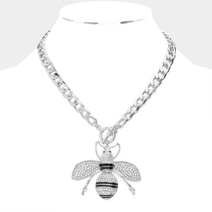Queen Bee Drip” Necklace and Ring Set
