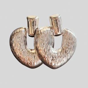 “Heavy on the Heart Earrings”