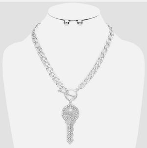 Key Of Bling Necklace