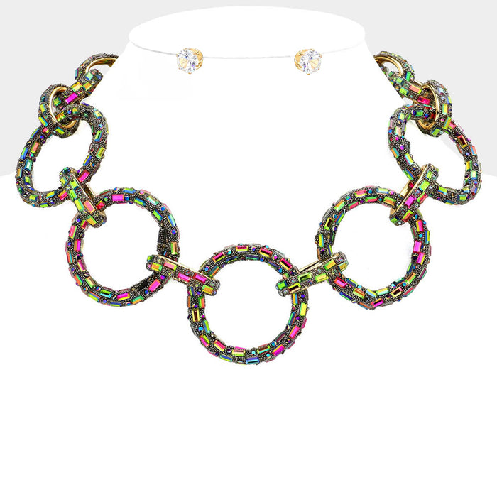 Bling O Ring Link Necklace