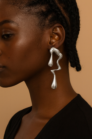 Limitless Form Earrings – breaking boundaries of design and confidence.