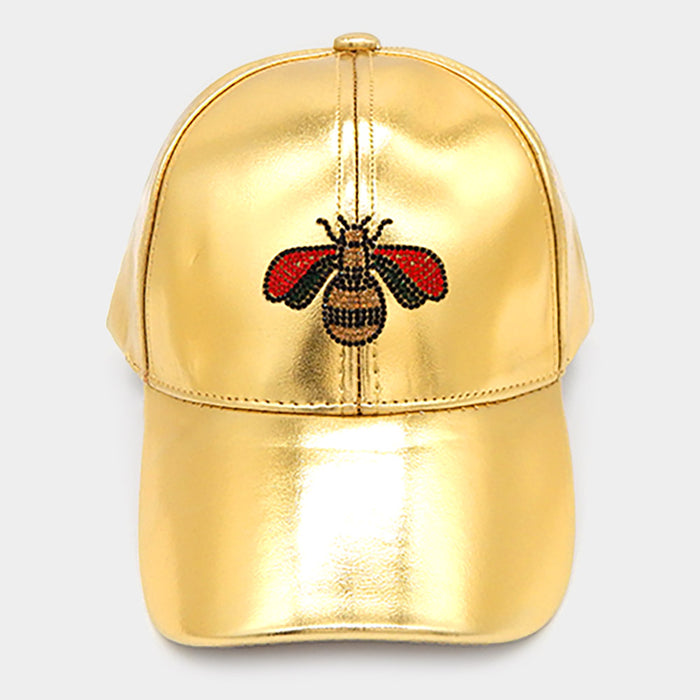 Queen Bee Metallic Cap