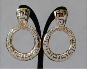 “Infinity Groove Earrings