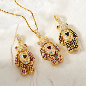 Bling Bear Luxe Pendant Charm