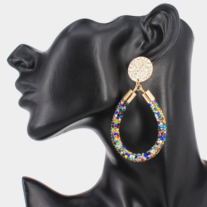 Bedazzled Luxe Hoops 💫