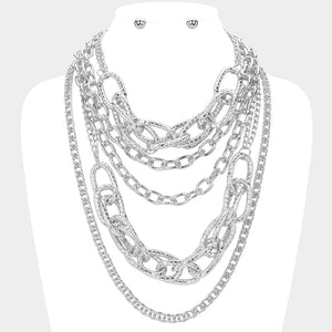 “Brooklyn” Layered Chain Necklace Set

 