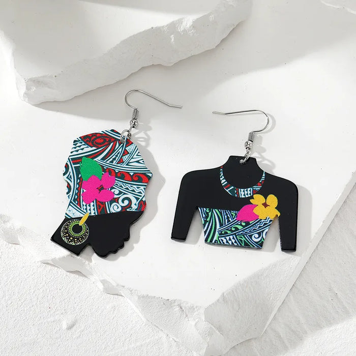 Tribal Beauty Silhouette Earrings