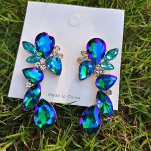 Water Drop Cluster Earrings