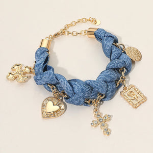 Denim Charm Duo Set