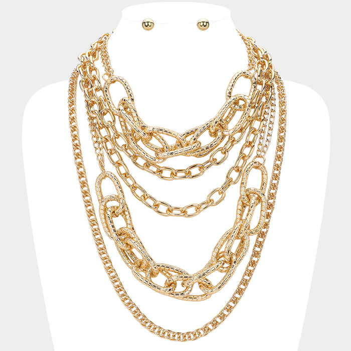 “Brooklyn” Layered Chain Necklace Set

 