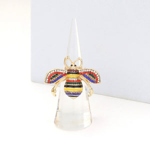 Queen Bee Drip” Necklace and Ring Set