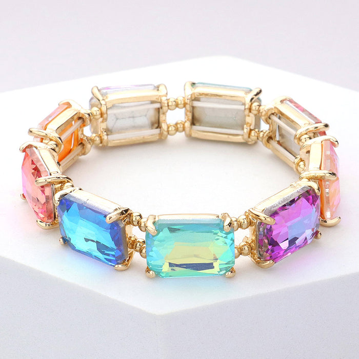 Candy Drip Gem Stretch Bracelet”
