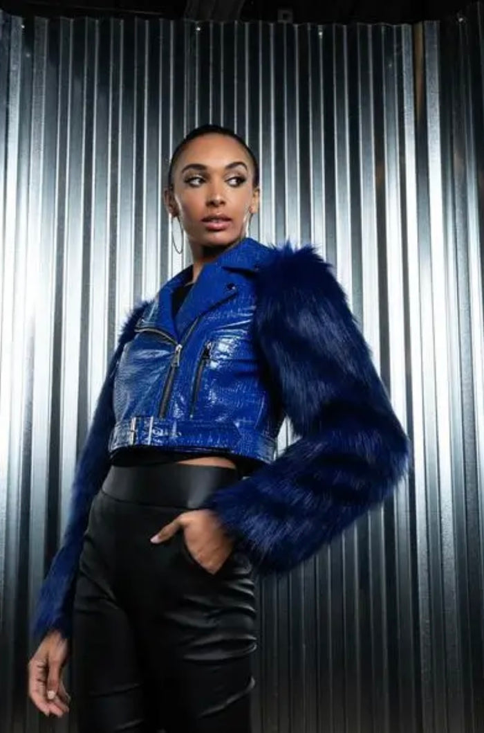 Royal Blue Crocc Jacket