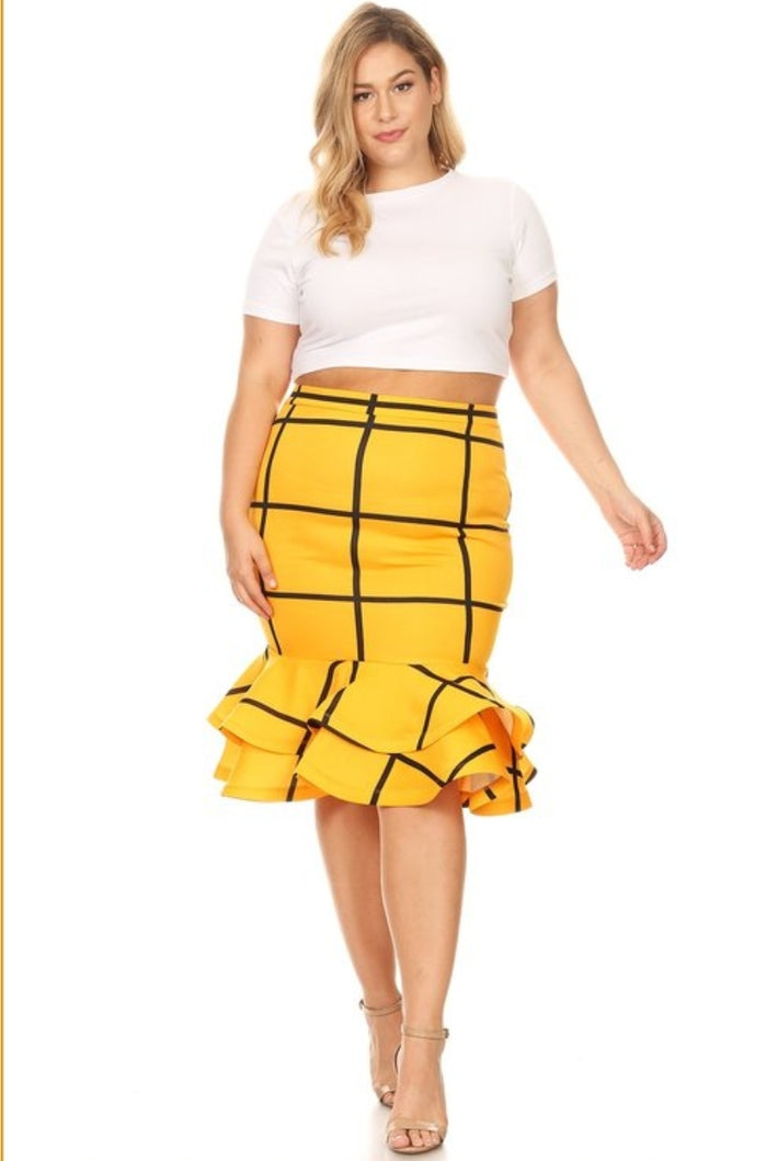 Ruffled Dreams Skirt Plus Size