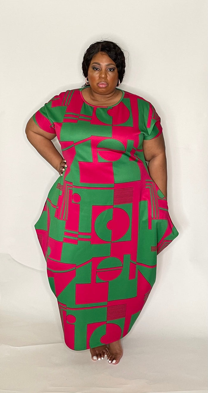 Abstracted Harem Dress